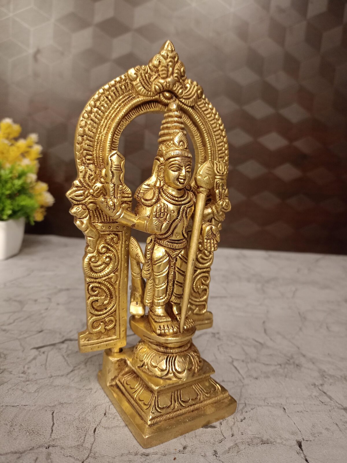 brass arch murugan idol pooja gift vgocart coimbatore india1 scaled