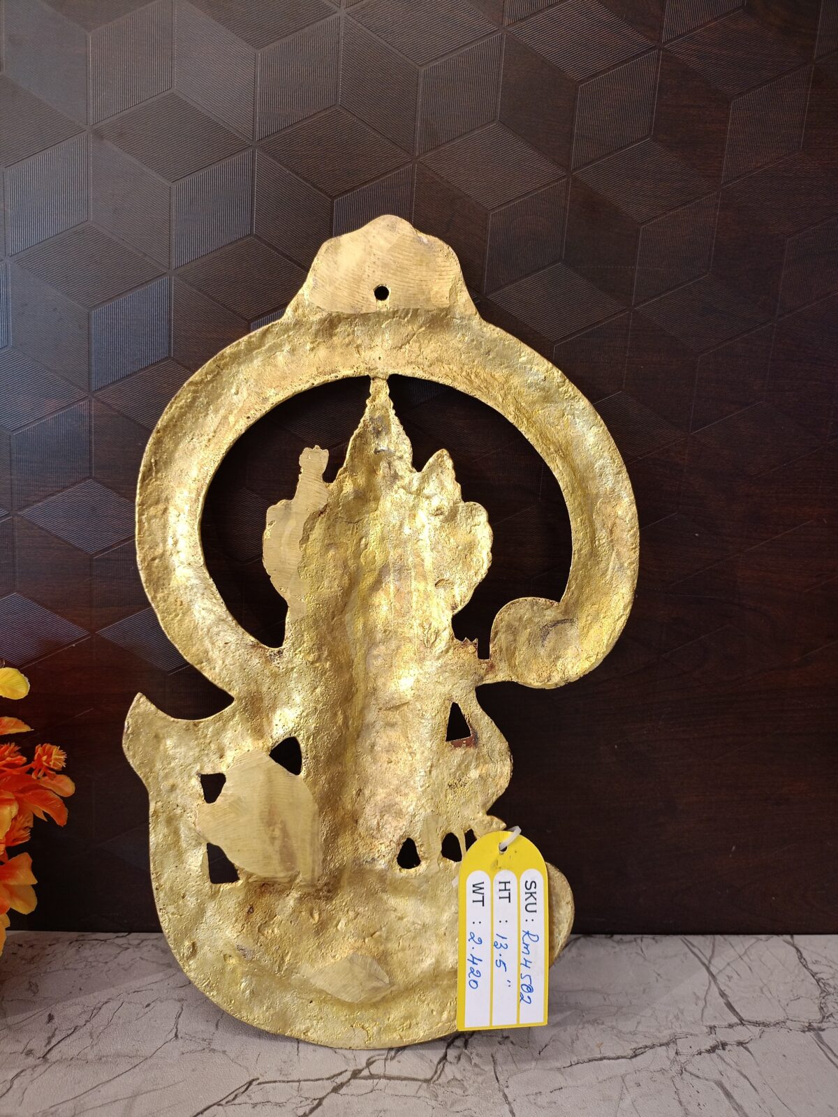 brass murugan idol wall mount pooja gift vgocart coimbatore india scaled