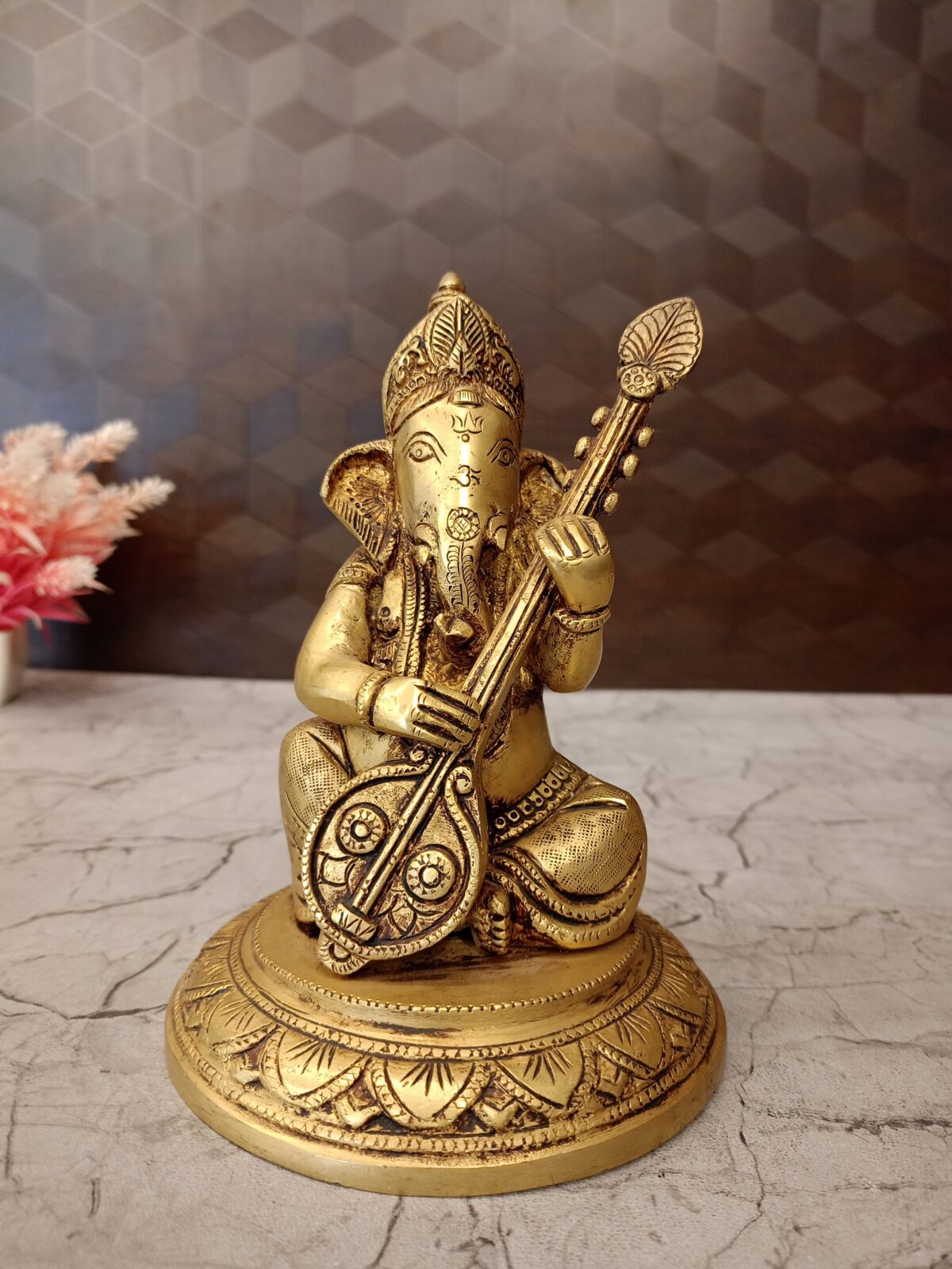 brass music set ganesha pooja gift vgocart coimbatore india5 scaled