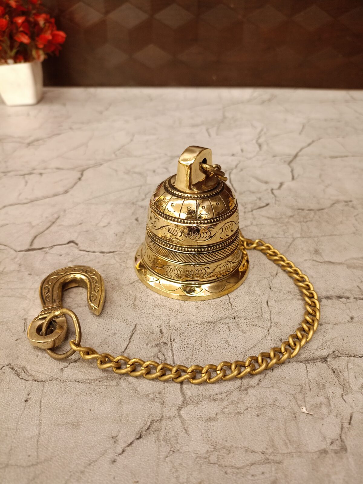 brass pooja hanging bell gift vgocart coimbatore india1 scaled