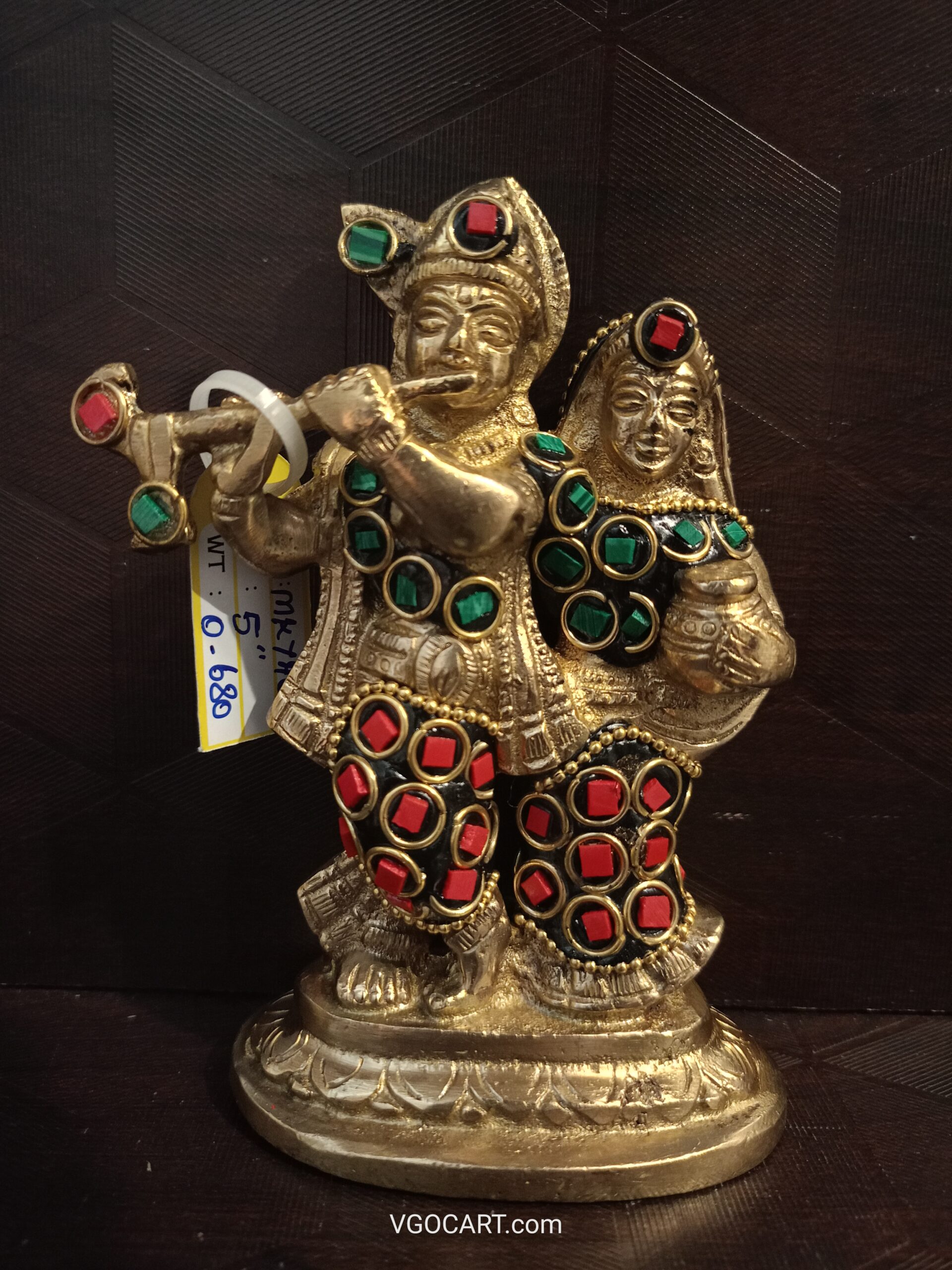 buy-brass-radha-krishna-with-pot--antique-shop-india Brass Radha Krishna with pot
