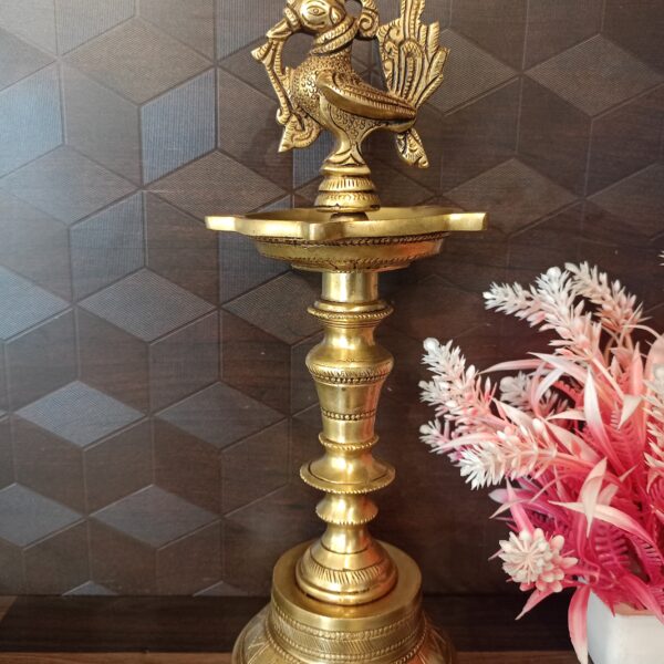 Buy Brass Annam Kuthu Vilakku 11" For Pooja