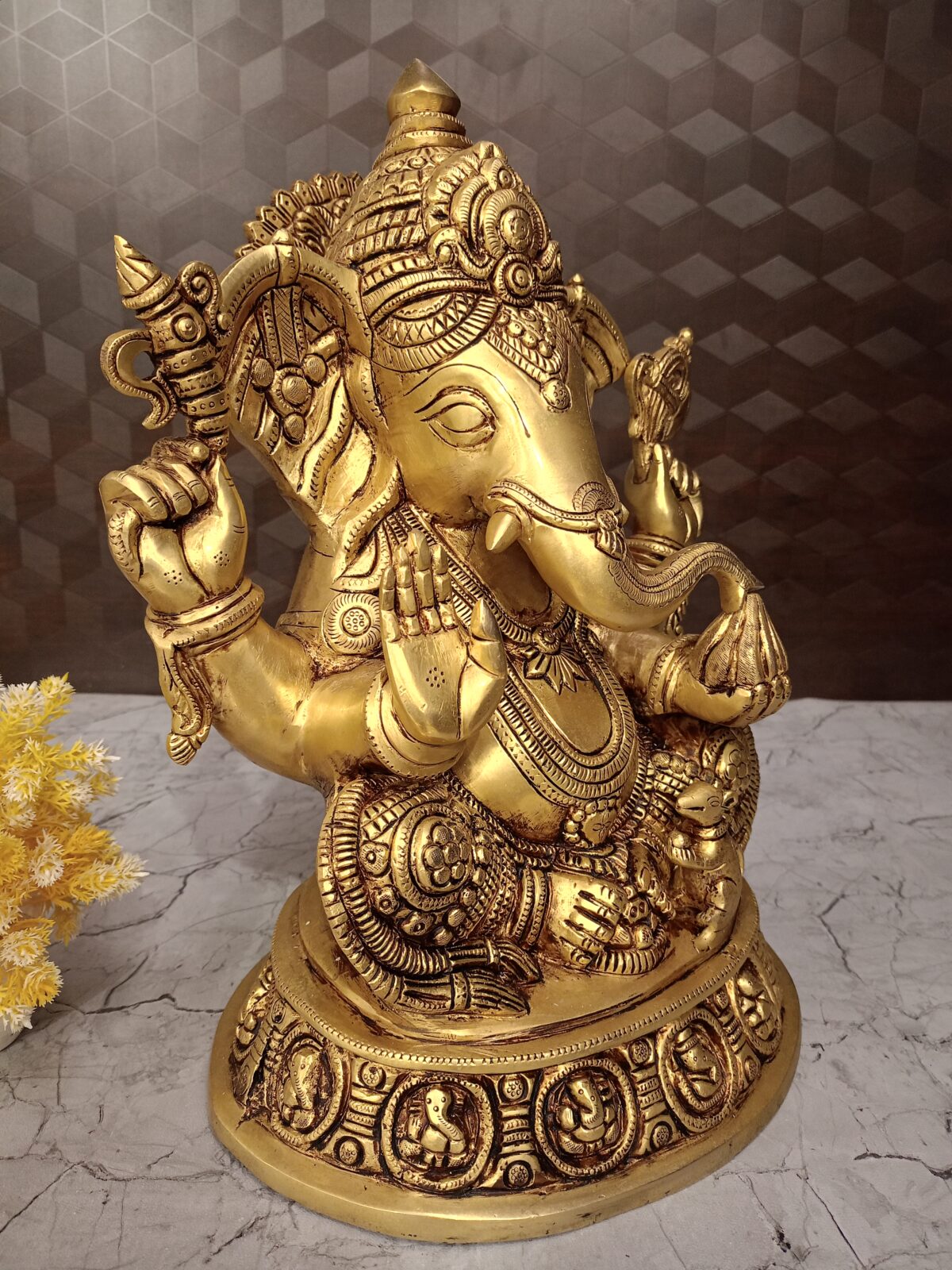brass ashta ganesha idol pooja gift vgocart coimbatore india2 1 scaled