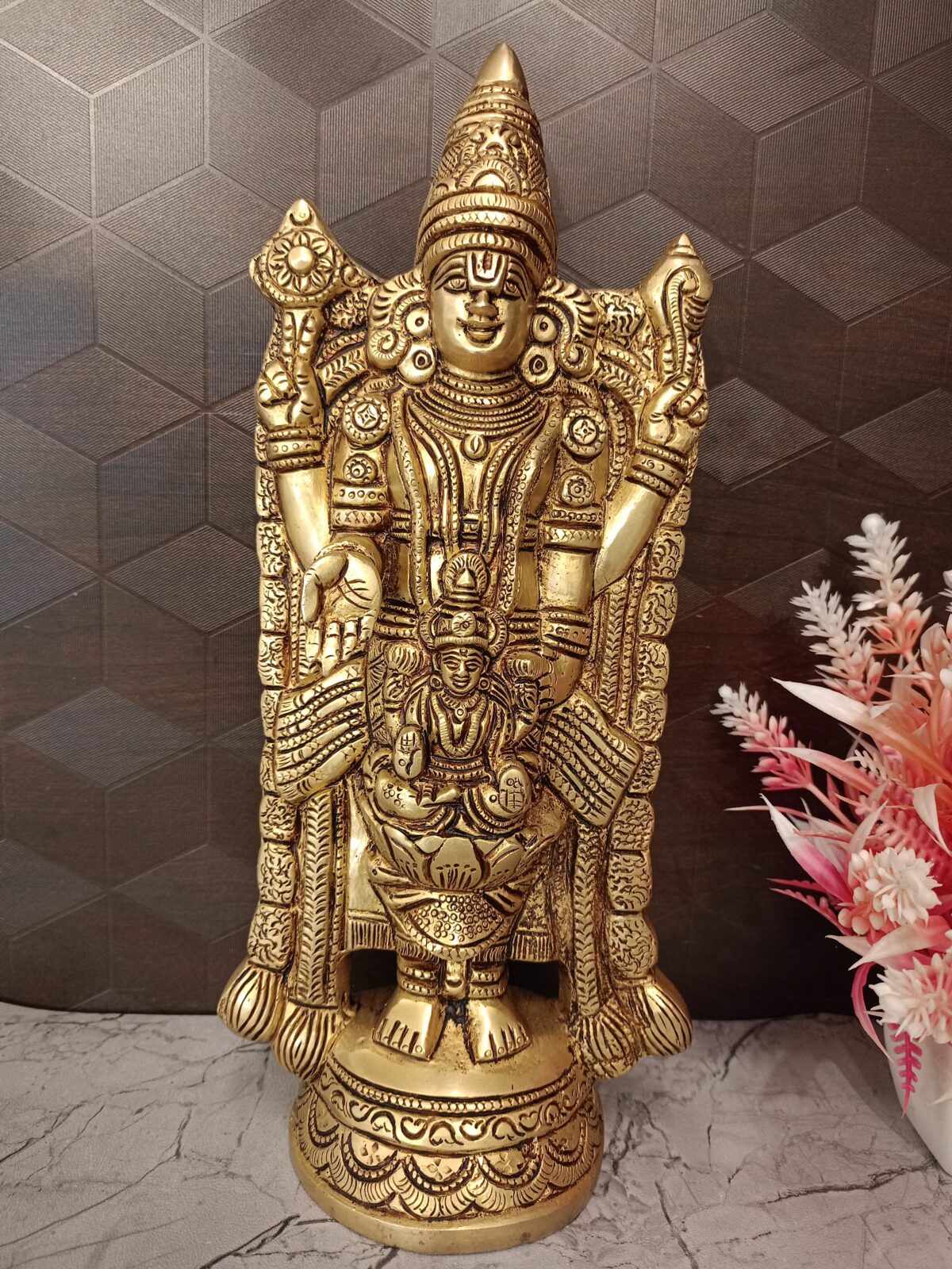 brass balaji lakshmi idol pooja gift vgocart coimbatore india3 2 scaled