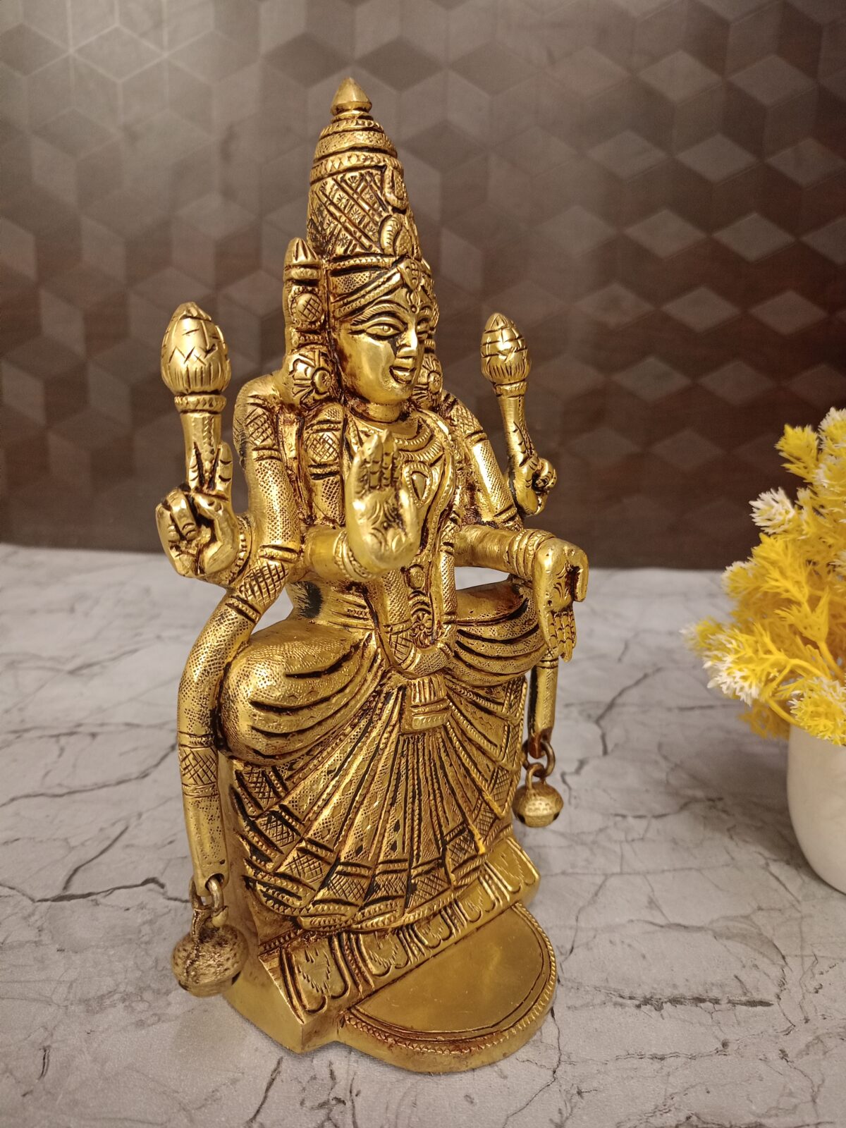brass bathmavathi thaayar idol pooja gift vgocart coimbatore india2 scaled
