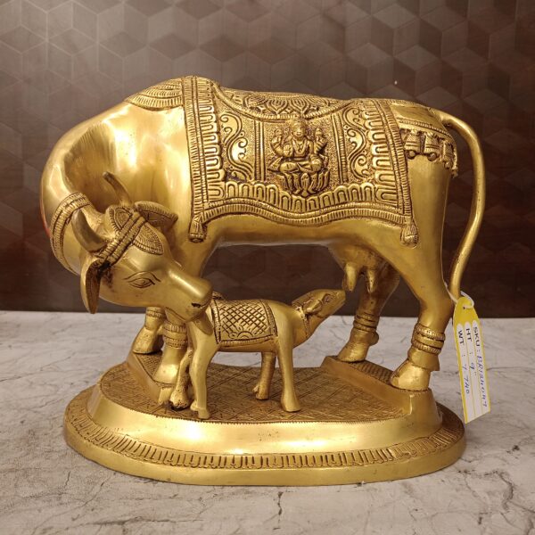 Brass Cow and Calf