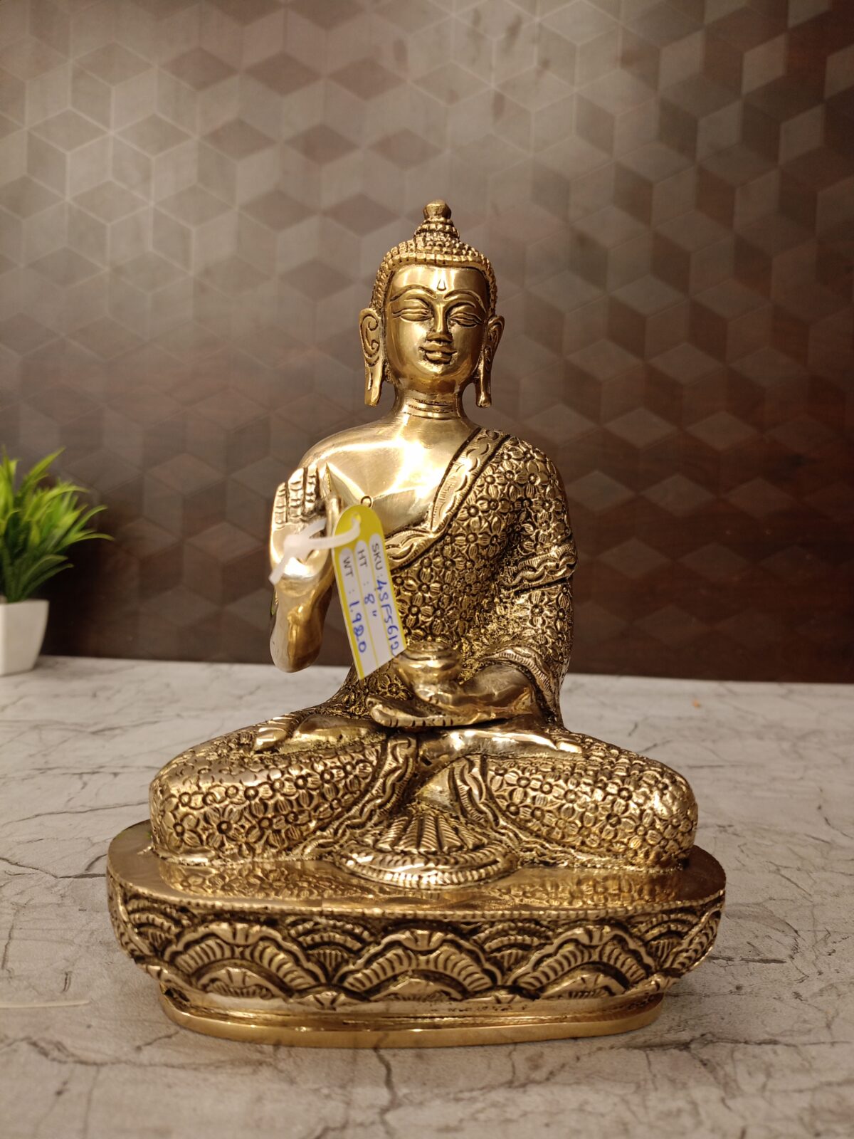 brass buddha idol pooja gift vgocart coimbatore india scaled