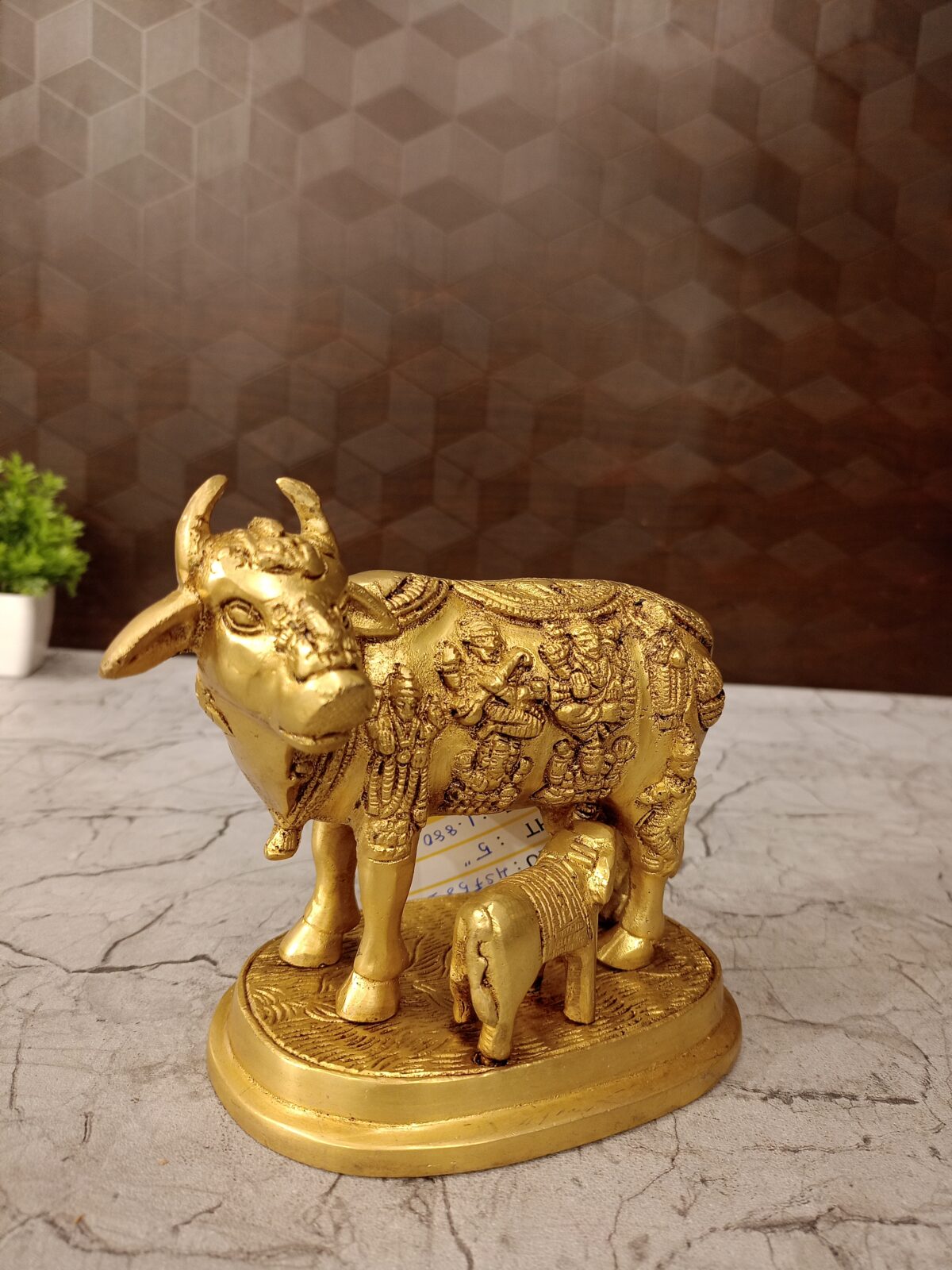 brass cow calf pooja gift vgocart coimbatore india2 1 scaled