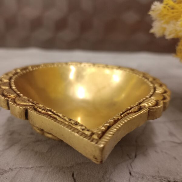 Buy Brass Designer Diya For Home