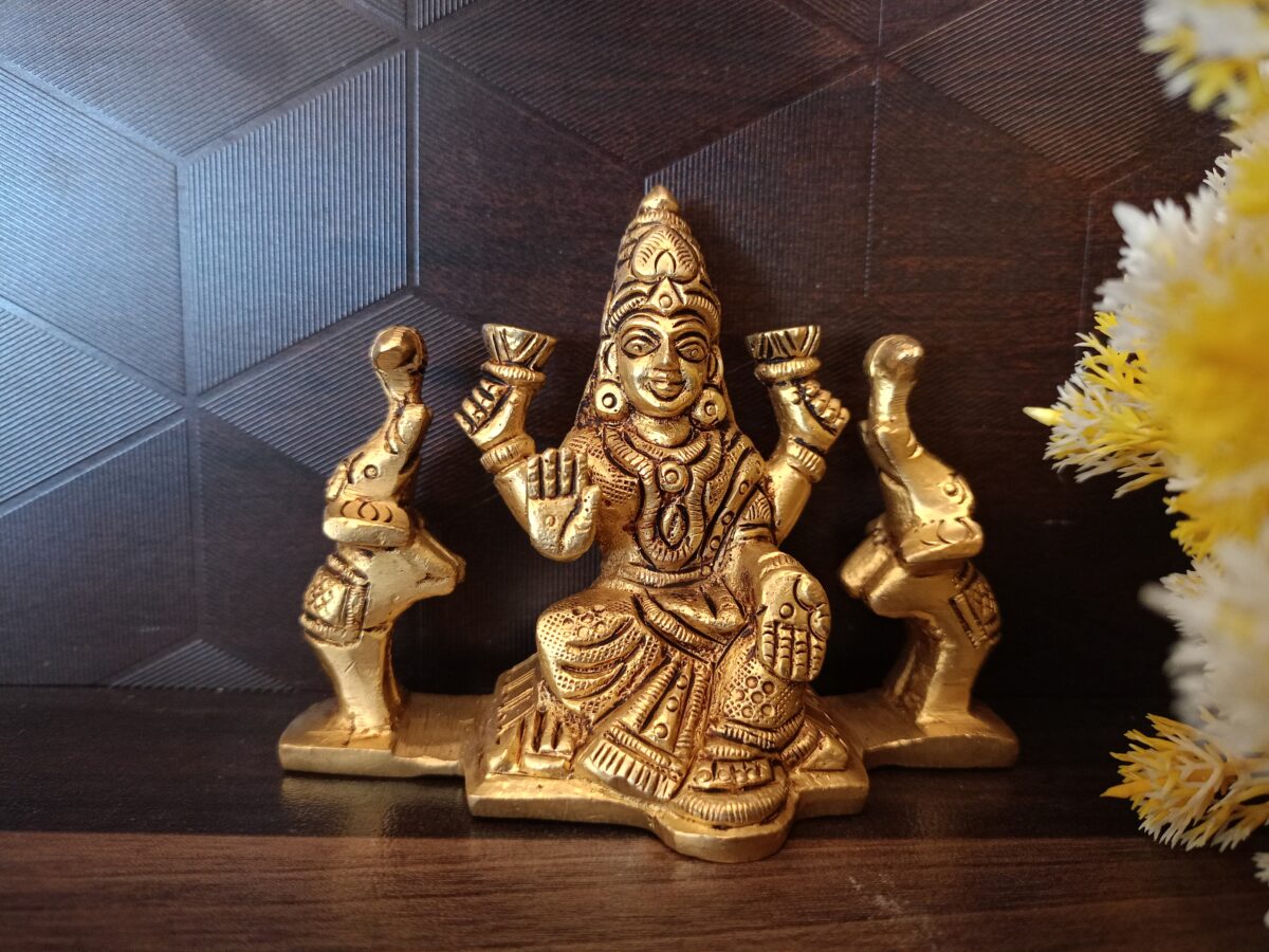 brass gajalakshmi idol pooja gift vgocart coimbatore india 2 scaled