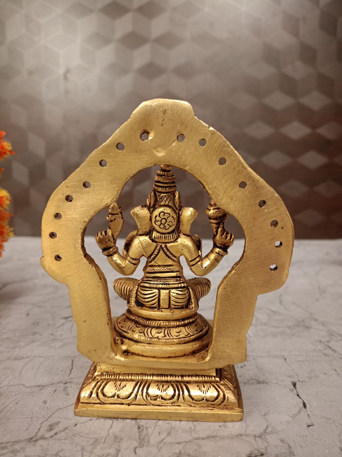 brass ganesha idol pooja gift antique coimbatore india3 scaled