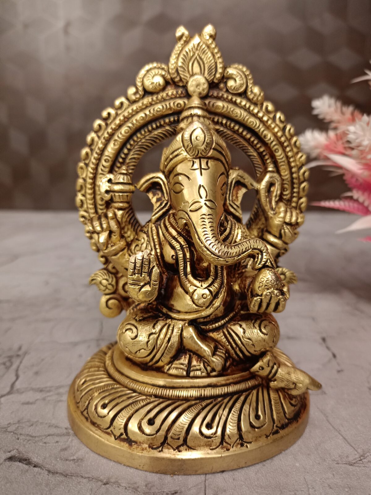 brass ganesha idol pooja gift vgocart coimbatore india 6 scaled