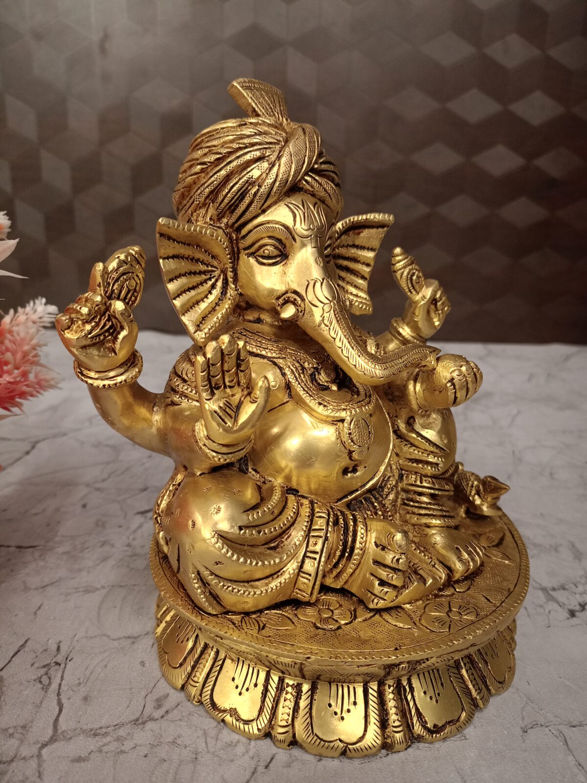 brass ganesha idol pooja gift vgocart coimbatore india2 3 scaled
