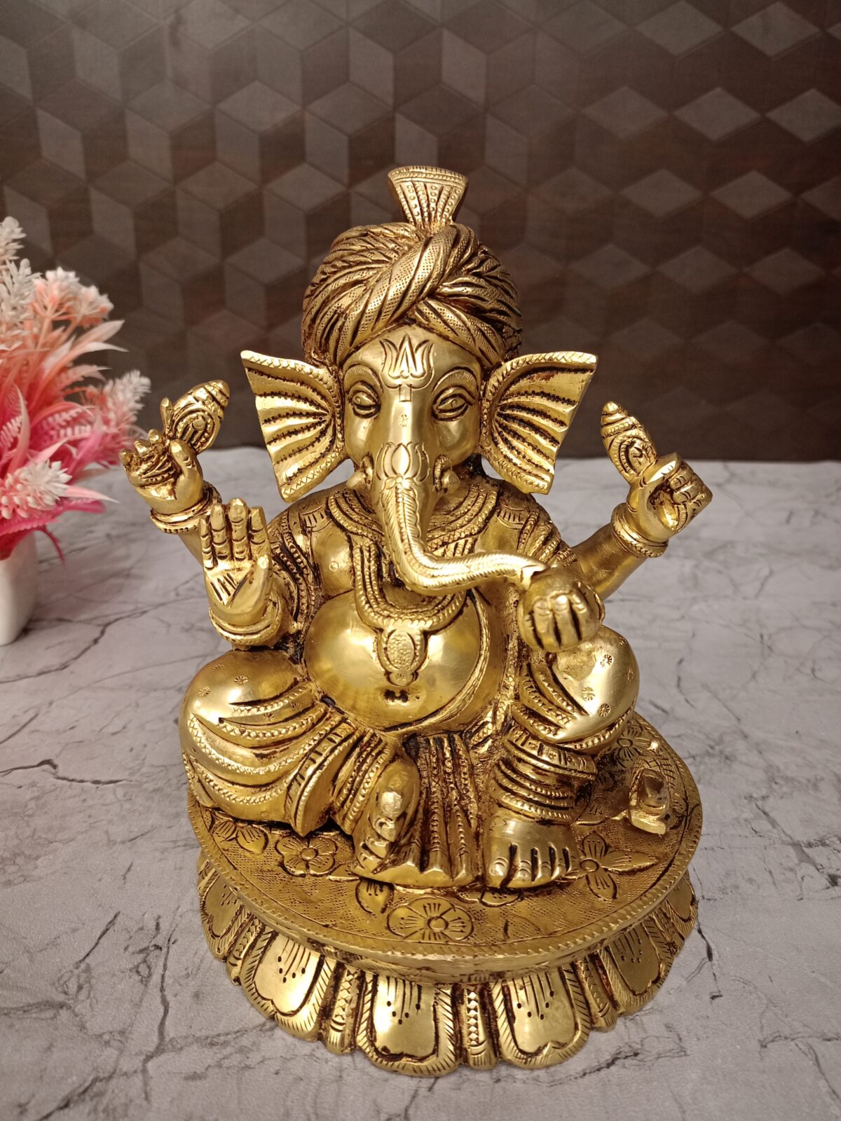 brass ganesha idol pooja gift vgocart coimbatore india3 3 scaled