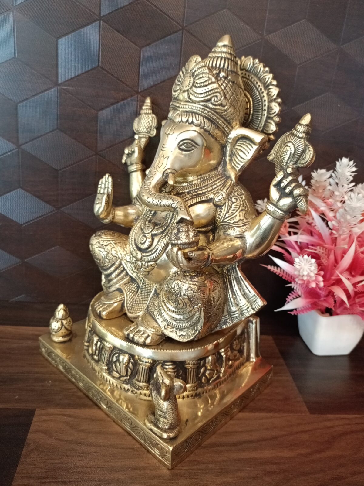 brass ganesha idol pooja gift vgpcart coimbatore india3 scaled