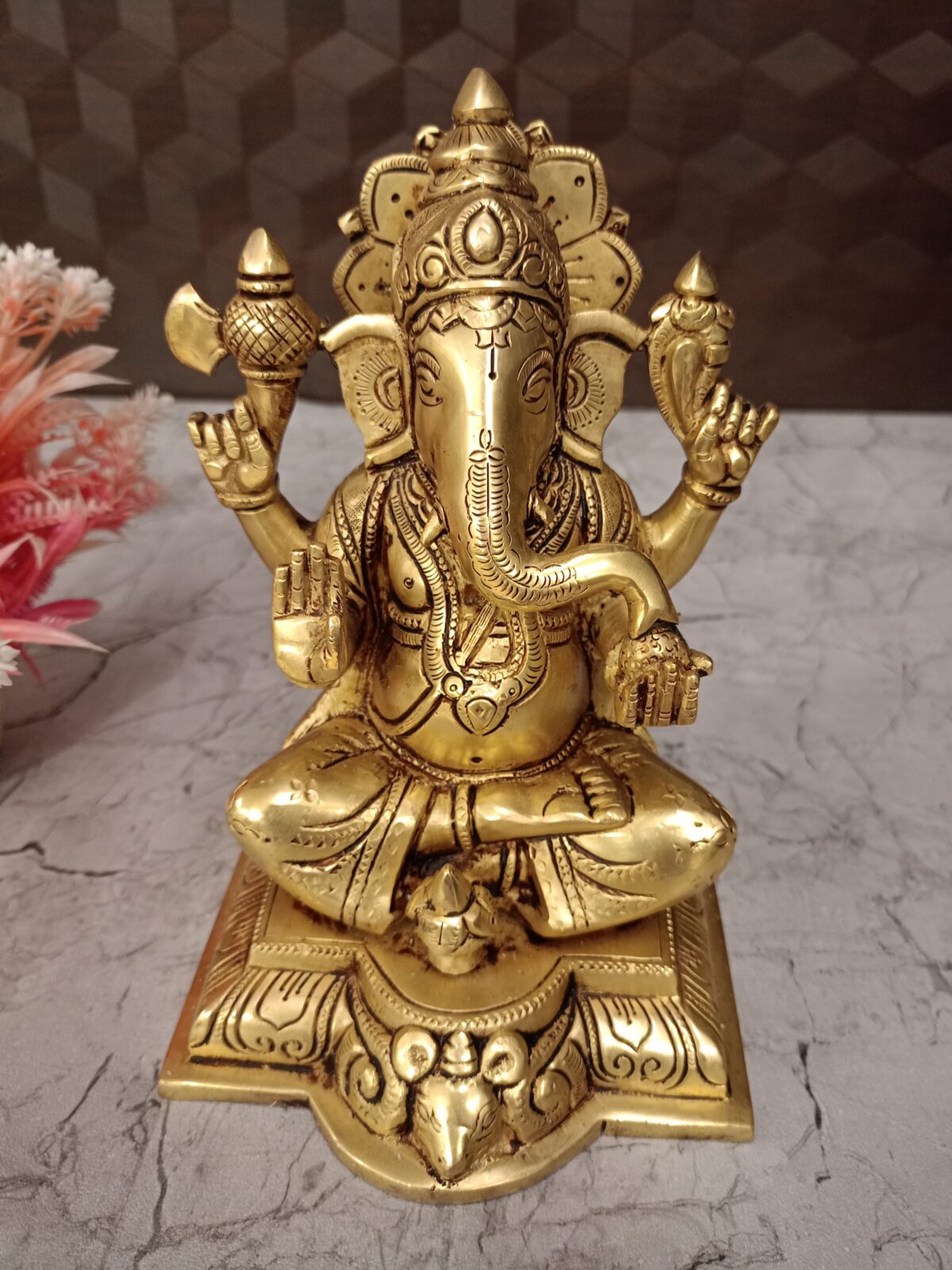 brass ganesha kalasam idol pooja gift antique vgocart coimbatore india1 scaled