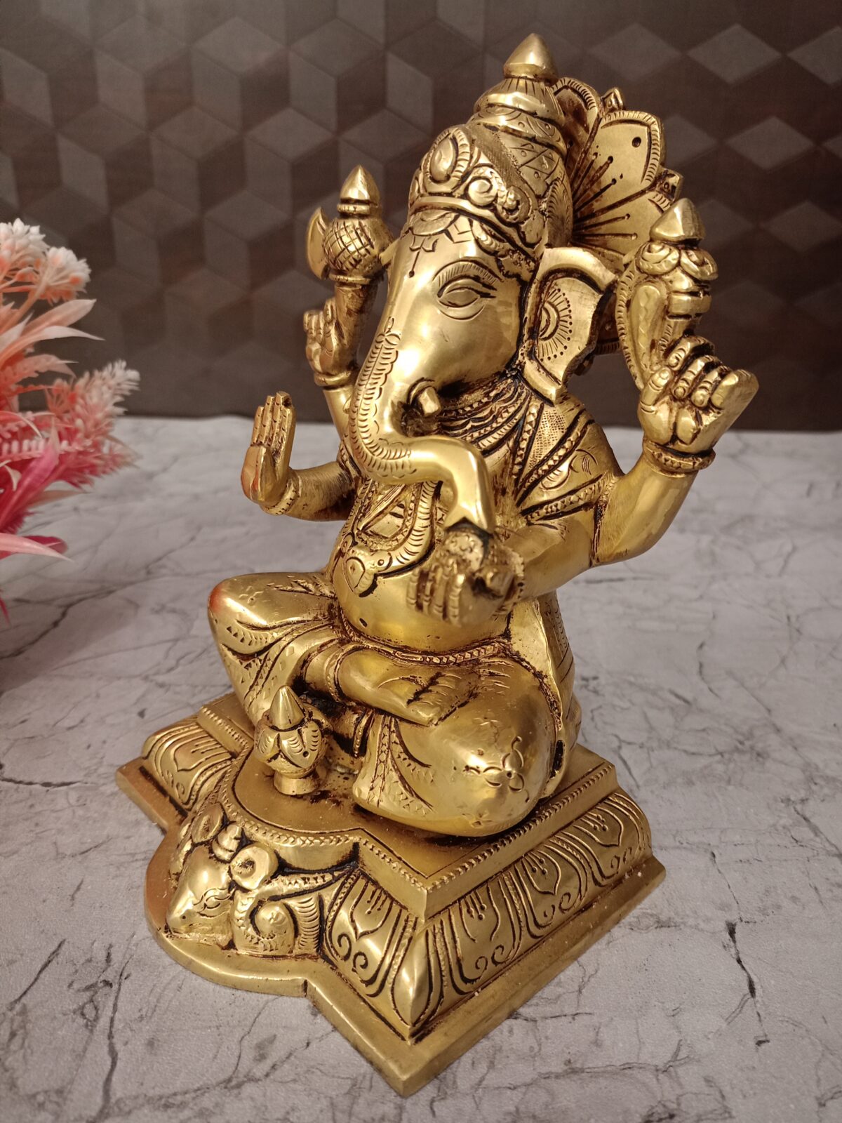 brass ganesha kalasam idol pooja gift antique vgocart coimbatore india2 scaled