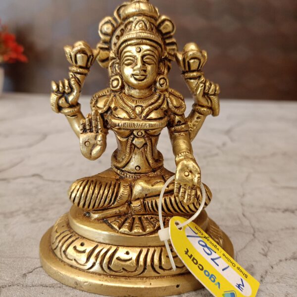 Buy Brass Lakshmi Statue Small 4"