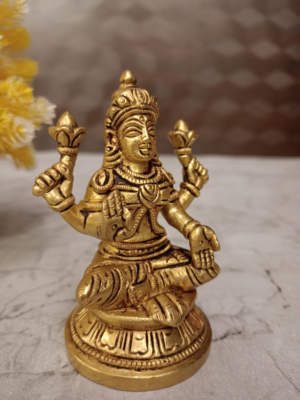 brass lakshmi idol pooja gift vgocart coimbatore india3 2 scaled