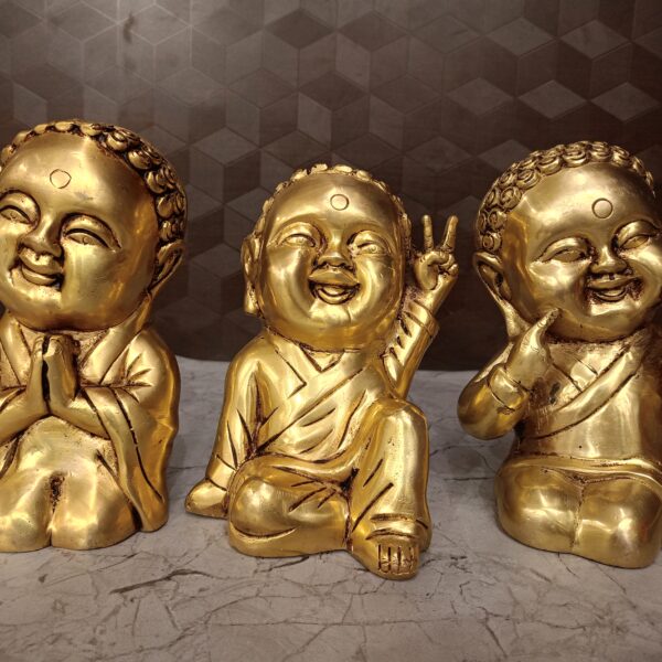 brass laughing buddha babe idol gift home decor gocart coimbatore india