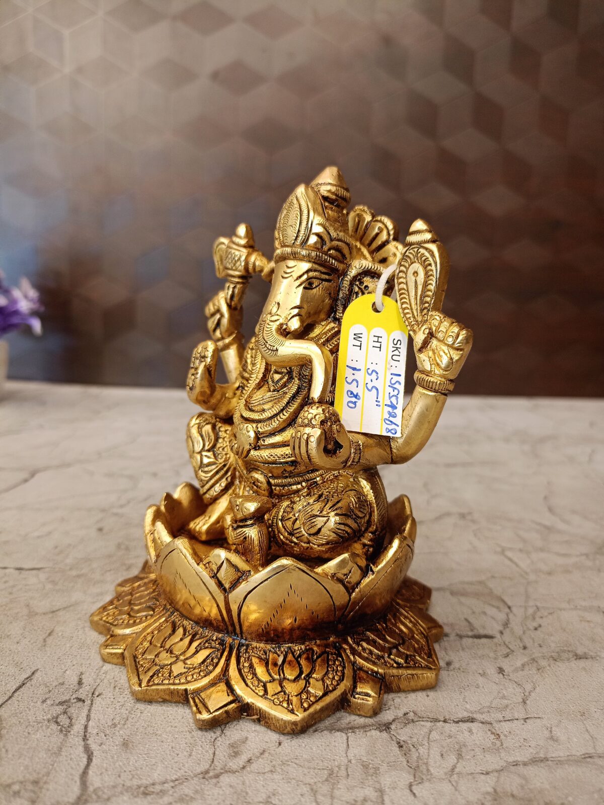 brass lotus ganesha pooja gift vgocart coimbatore india3 2 scaled
