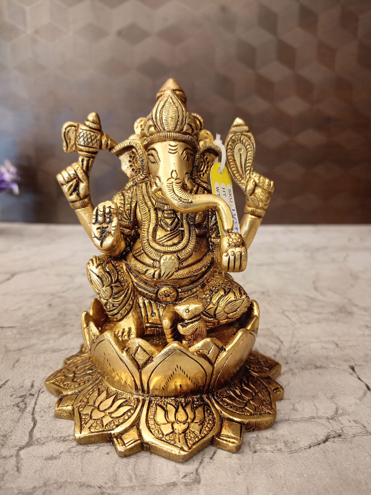 brass lotus ganesha pooja gift vgocart coimbatore india4 scaled