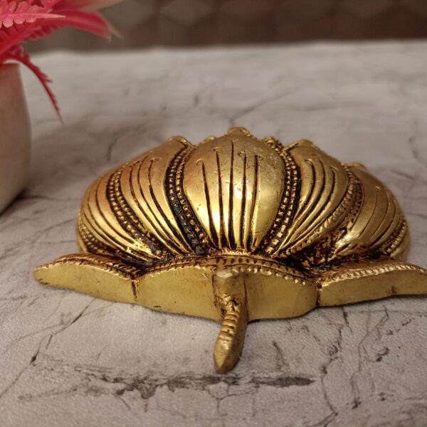Buy Brass Lotus Flower Wall Mount 2.5"