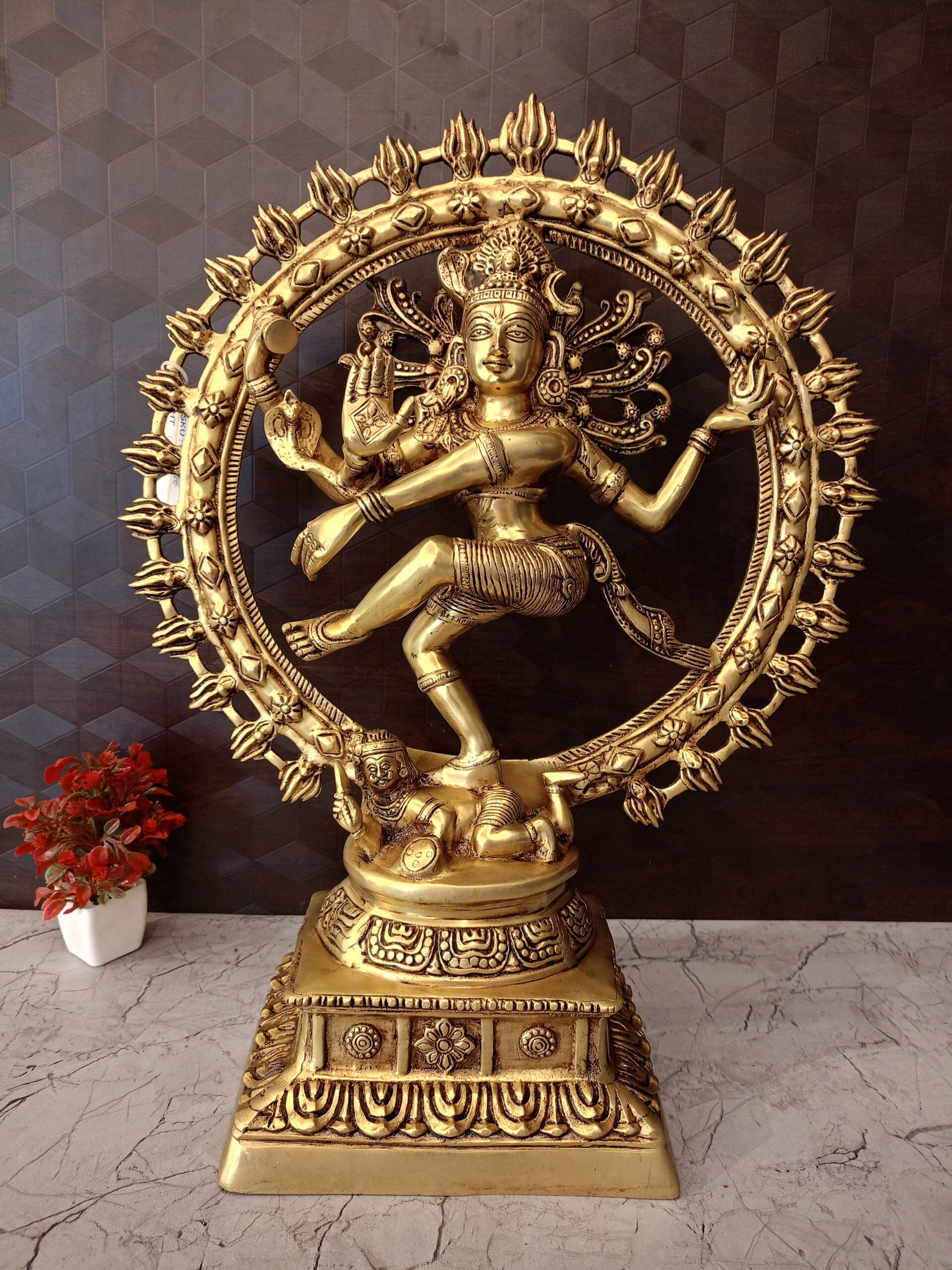oplus_32 Buy Brass Natarajar Statue For Pooja 22" - Image 1