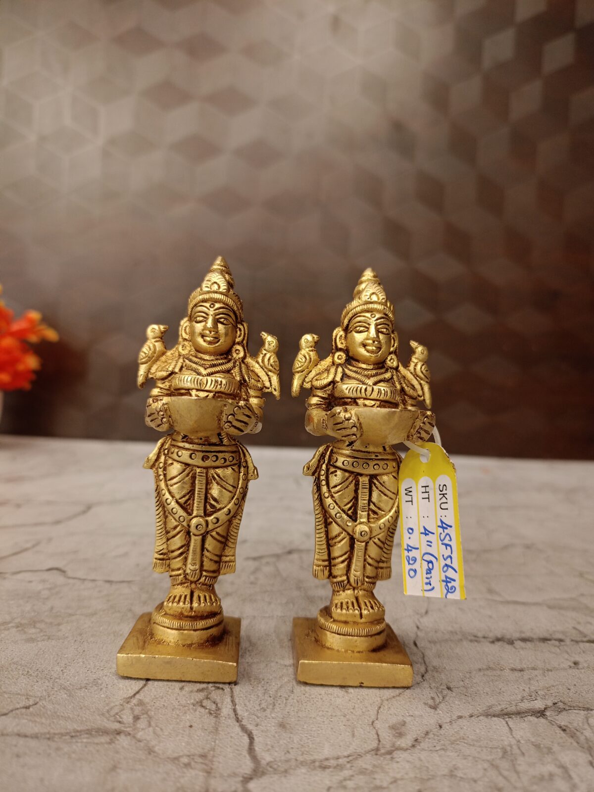 brass paavai diya pooja gift vgocart coimbatore india scaled