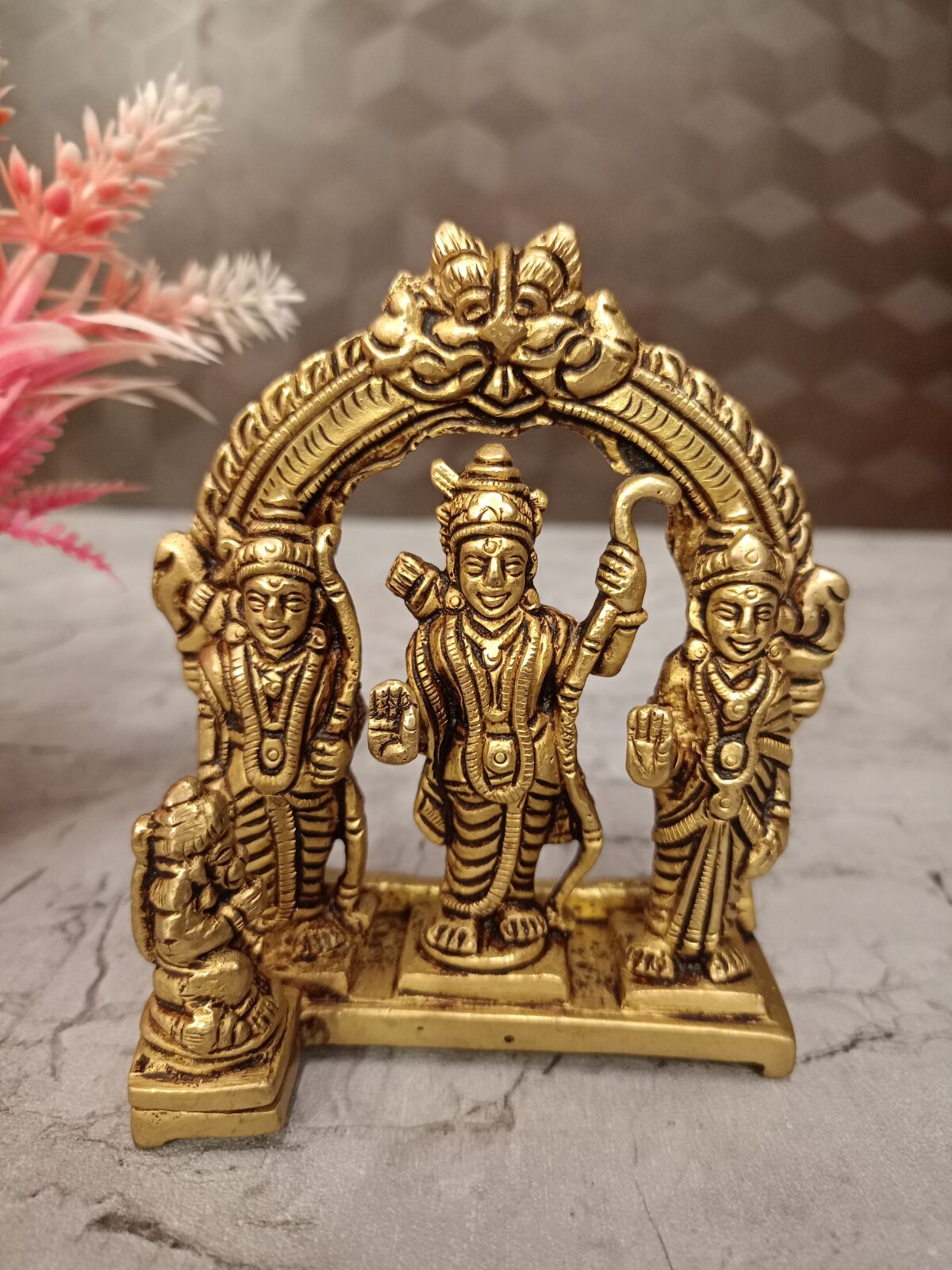 brass rama darbar idol pooja gift handcraft idol vgocart coimbatore india scaled