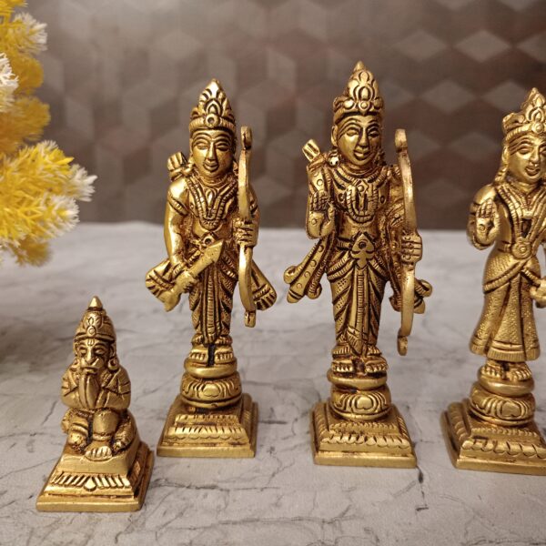 brass ramar family idol pooja gift vgocart coimbatore india
