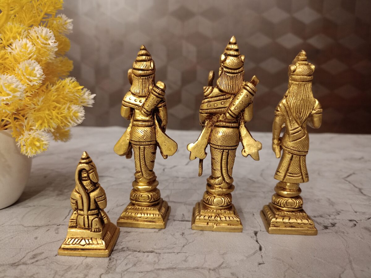 brass ramar family idol pooja gift vgocart coimbatore india3 scaled