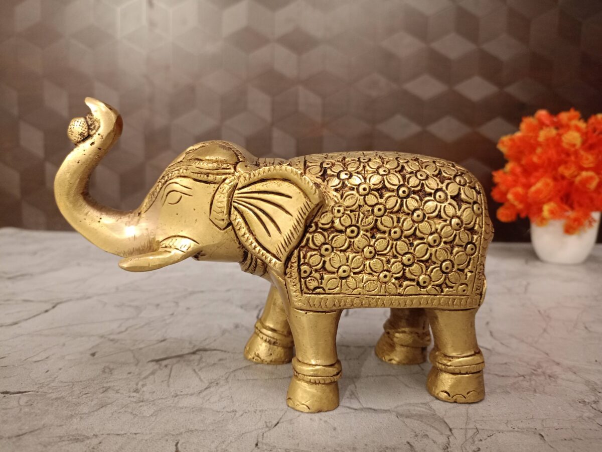 brass elephant idol pooja gift vgocart coimbatore india2 scaled