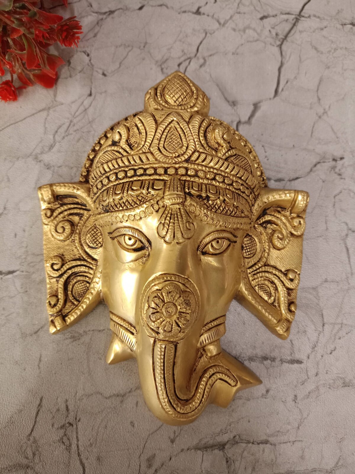 brass ganesha face wall mount pooja gift vgocart coimbatore india 3 scaled
