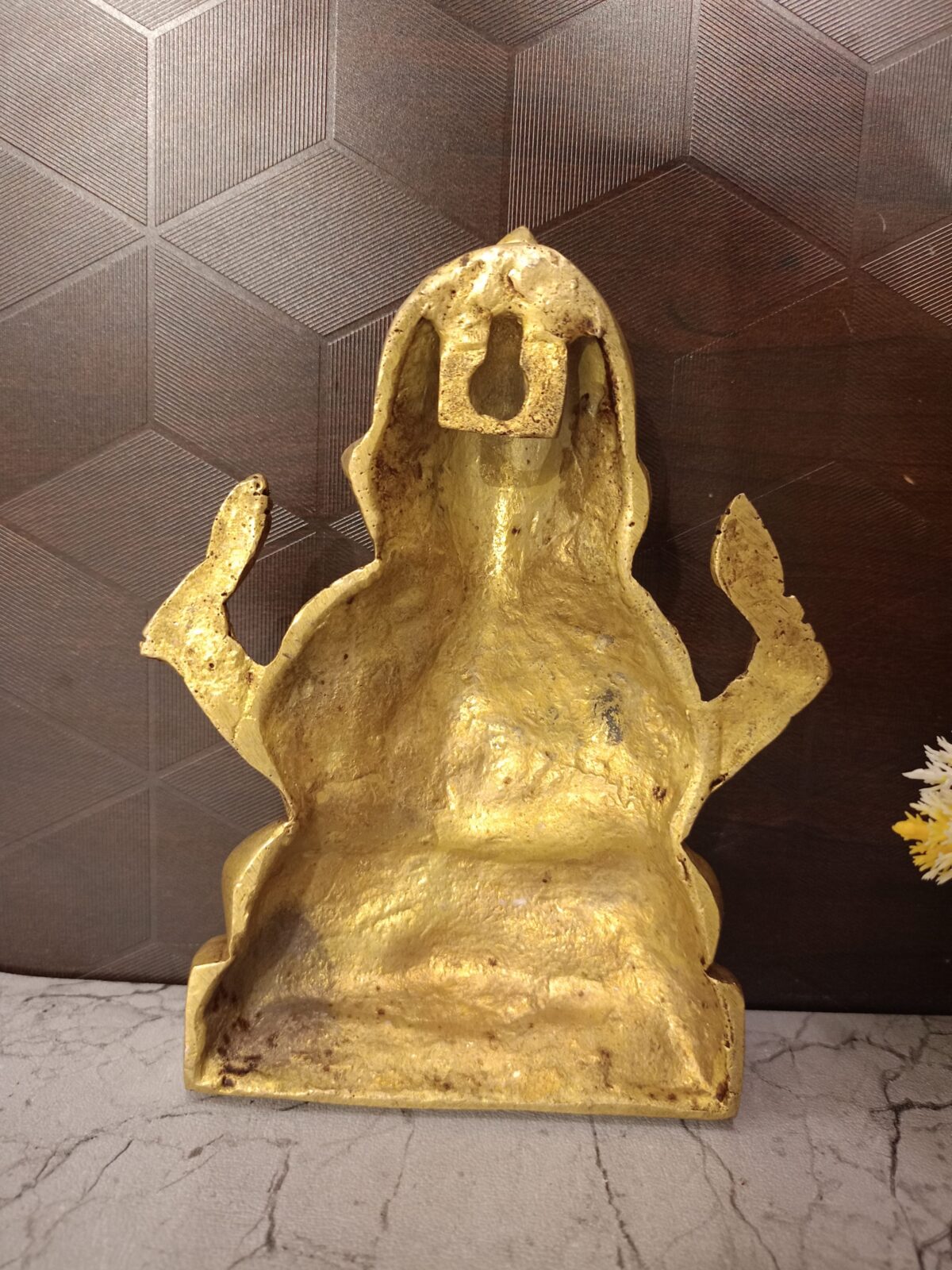 brass ganesha wall mount pooja gift vgocart coimbatore india scaled