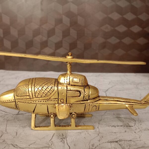 Buy Brass Helicopter Statue 4"