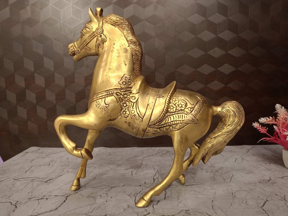 brass horse idol pooja gift vgocart coimbatore india1 scaled