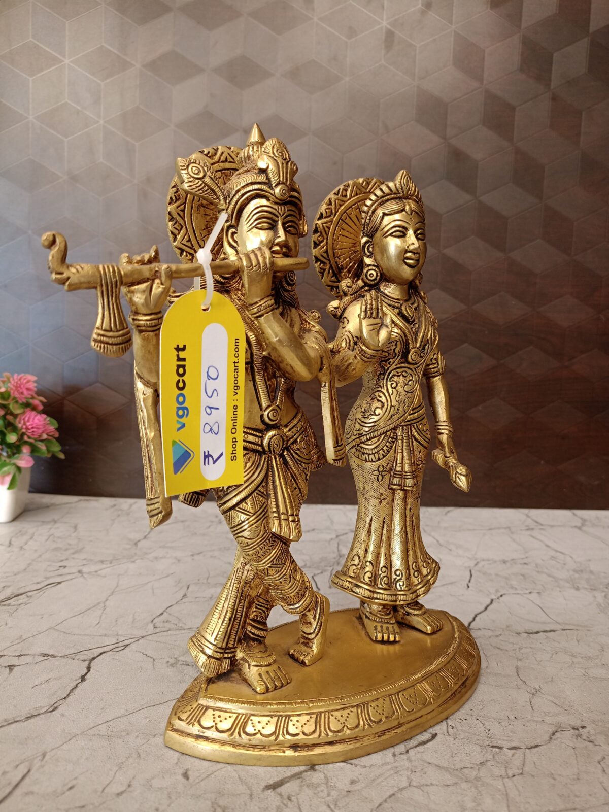 brass radha krishna idol pooja gift vgocart coimbatore india2 1 scaled