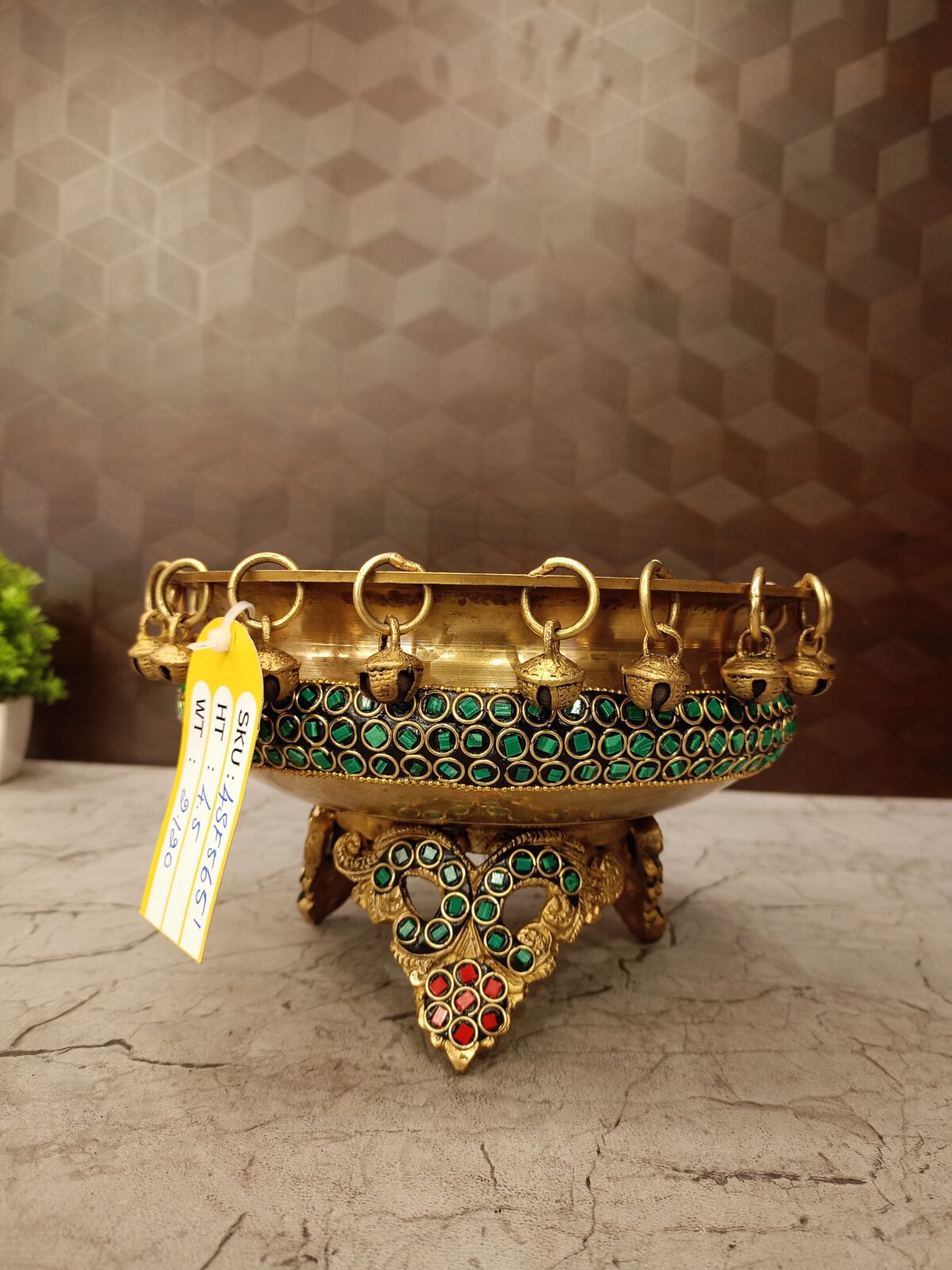 brass stone uruli pooja home decor coimbatore india3 scaled