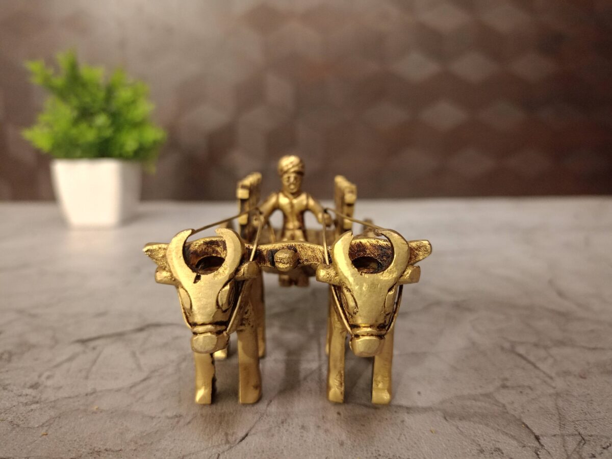 brass bullockart idol gift home decor vgocart coimbatore india5 2 scaled
