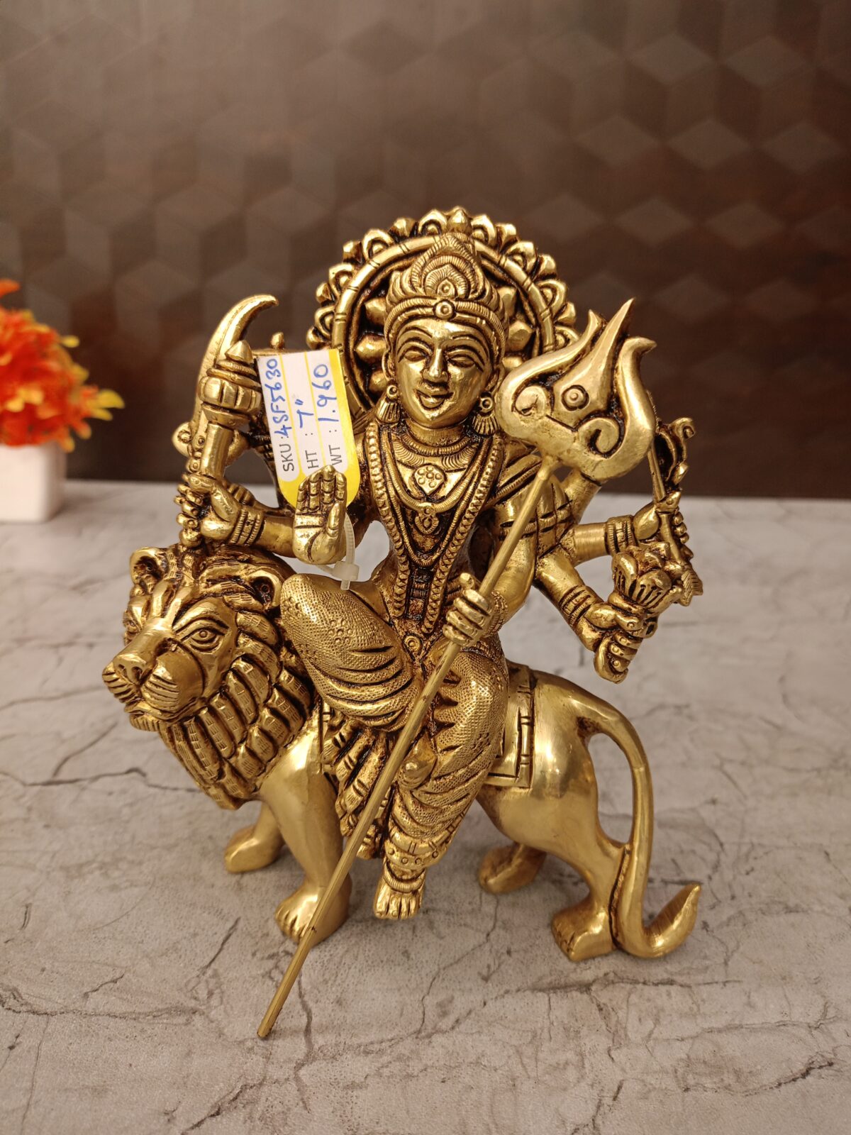 brass durgai amman idol pooja gift vgocart coimbatore1 scaled