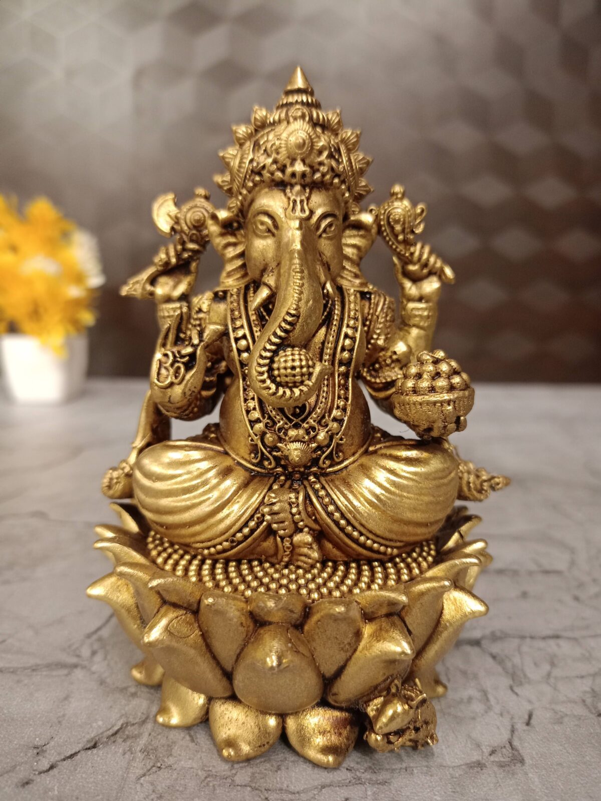 brass ganesha idol pooja gift vgocart coimbatore india scaled