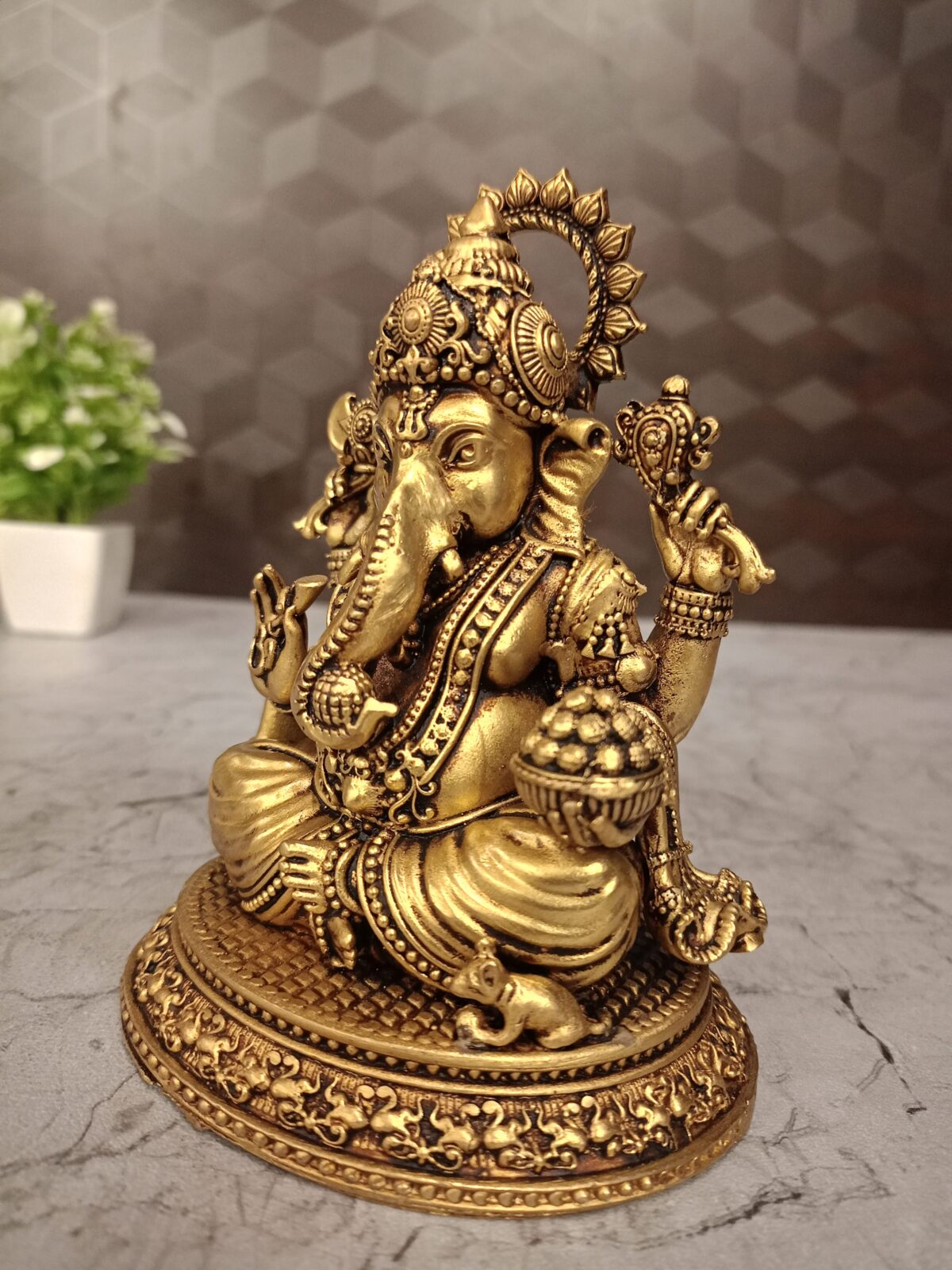 brass ganesha statue fine art coimbatore india1 scaled