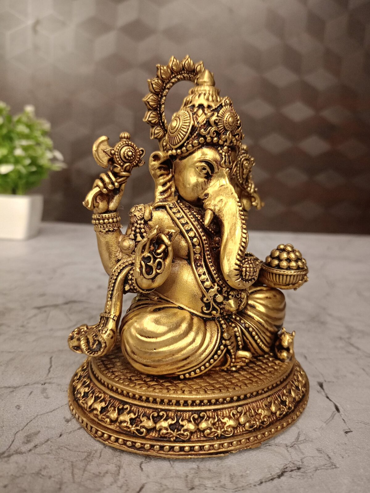 brass ganesha statue fine art coimbatore india2 scaled
