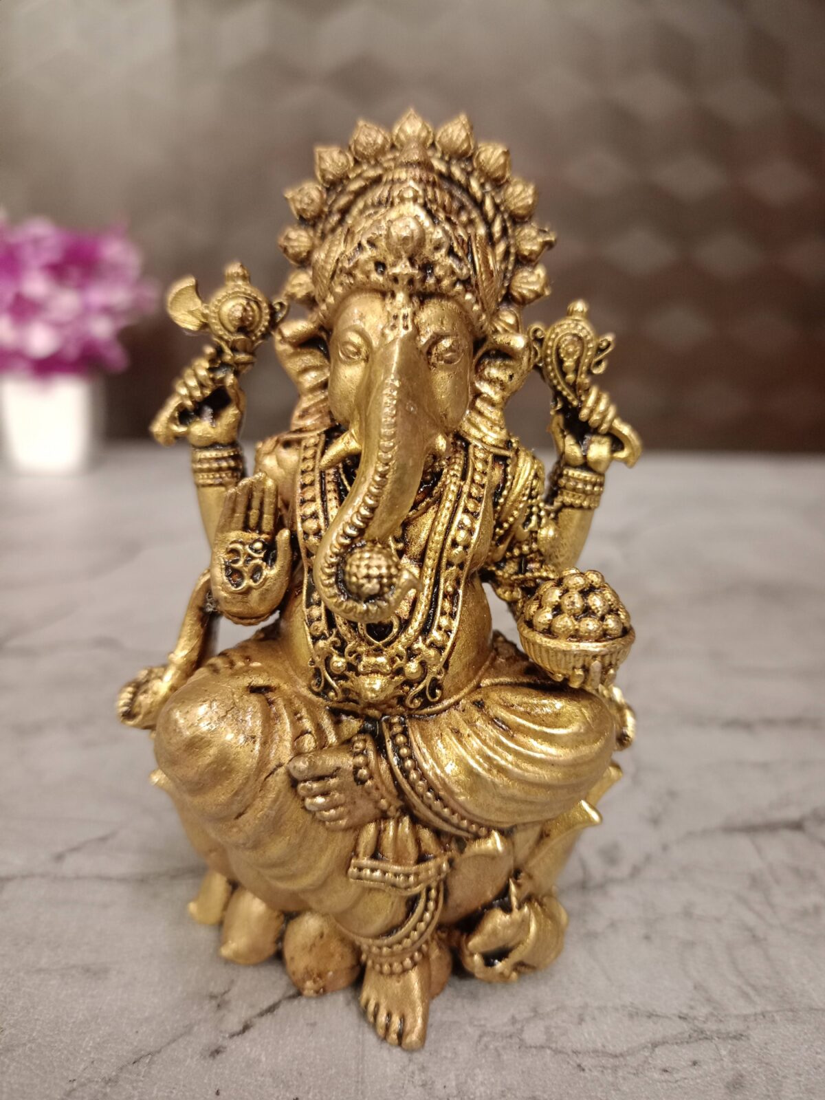 brass ganesha statue pooja gift vgocart coimbatore india scaled