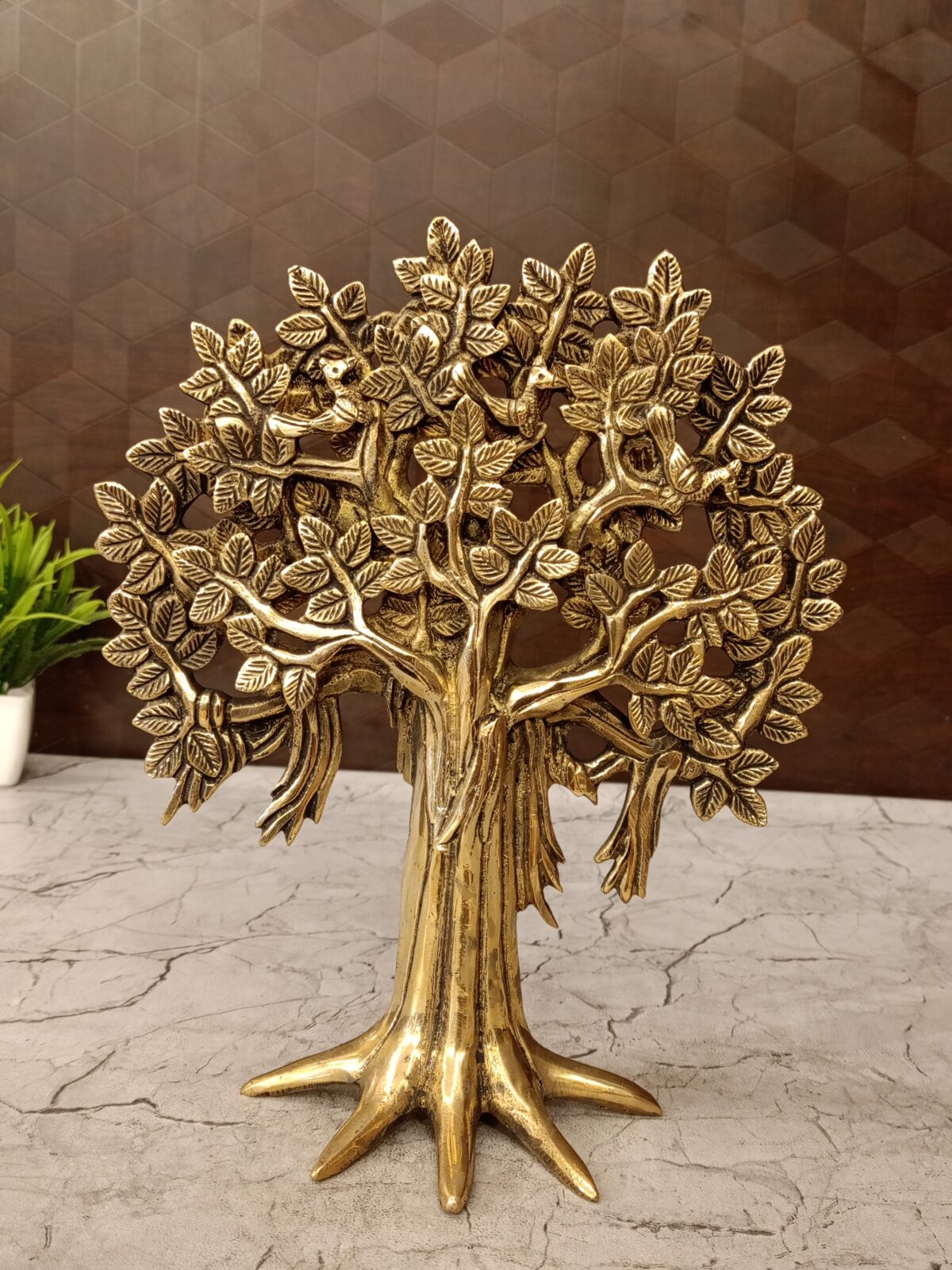 Brass kalpaviruksha tree