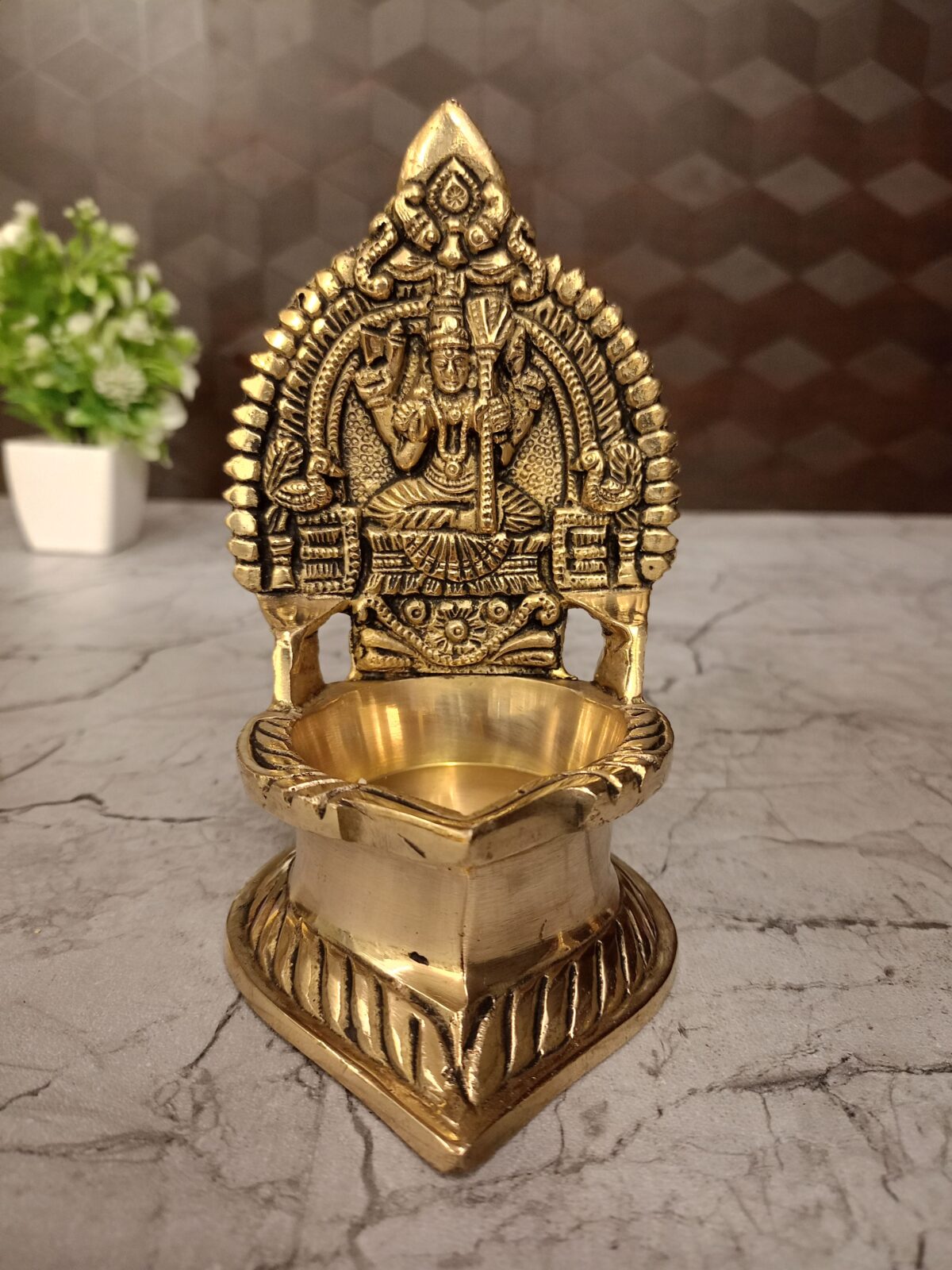 brass kamakshi diya for pooja gift vgocart coimbatore india scaled