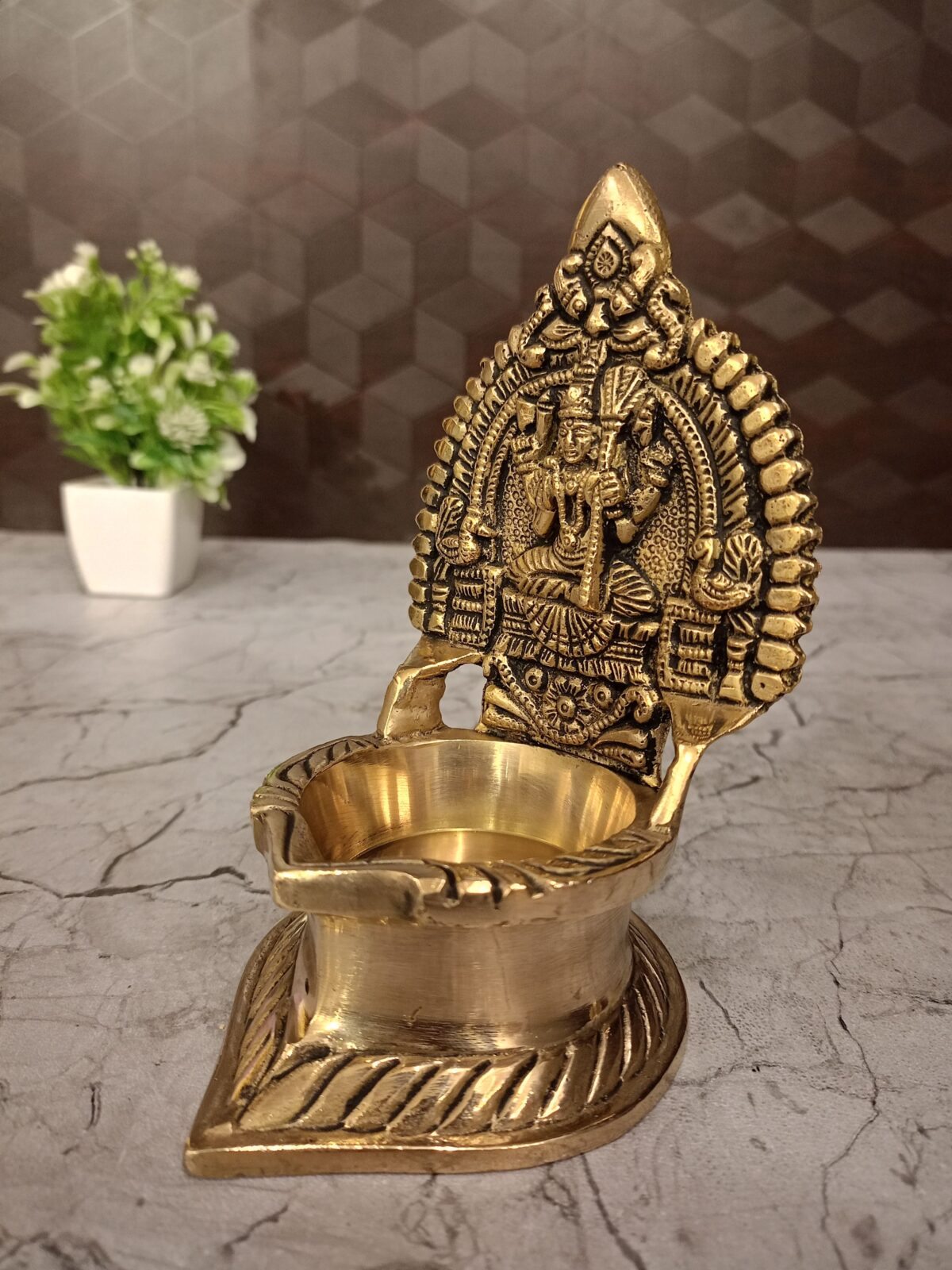 brass kamakshi diya for pooja gift vgocart coimbatore india1 scaled