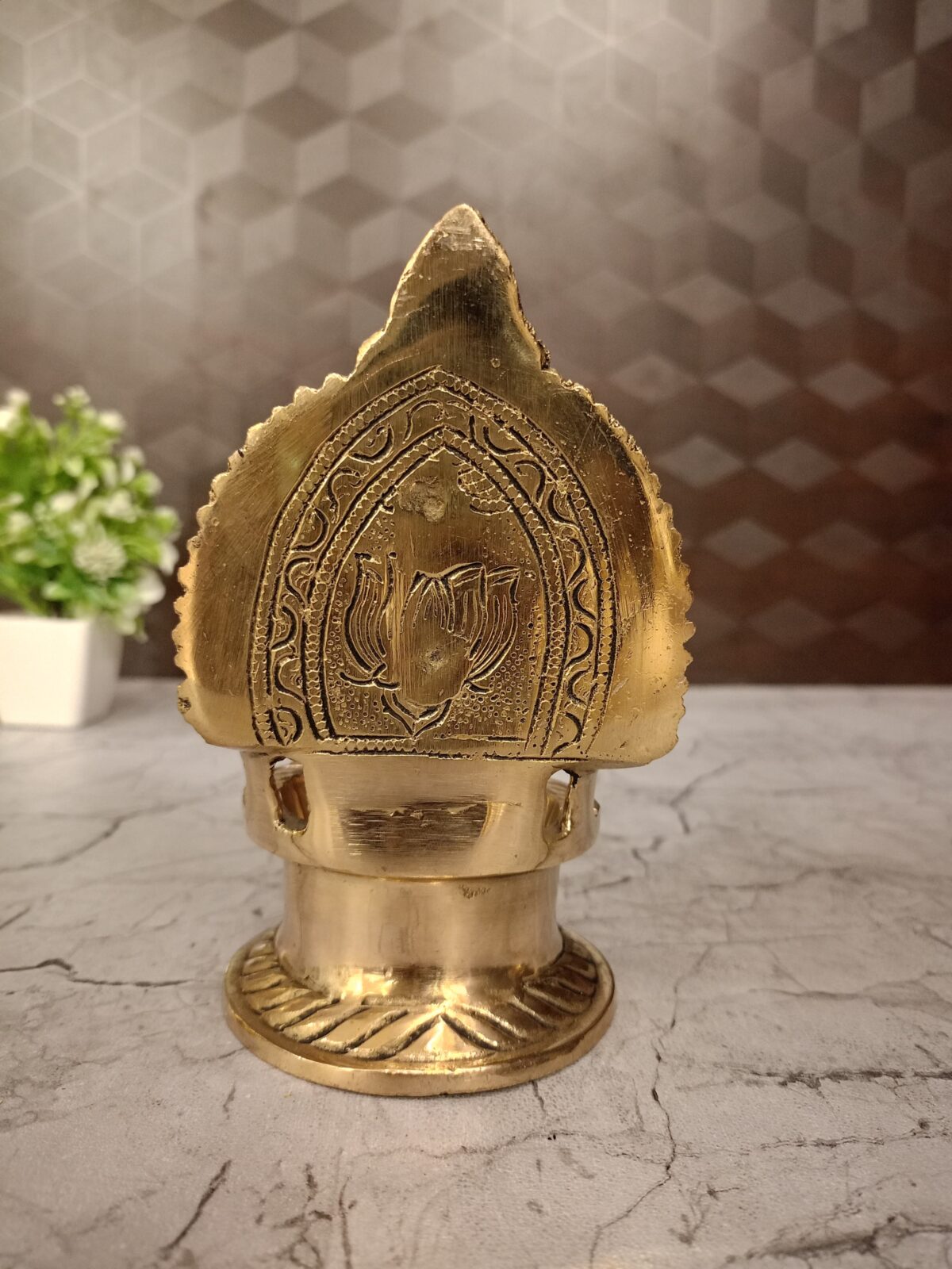 brass kamakshi diya for pooja gift vgocart coimbatore india3 scaled