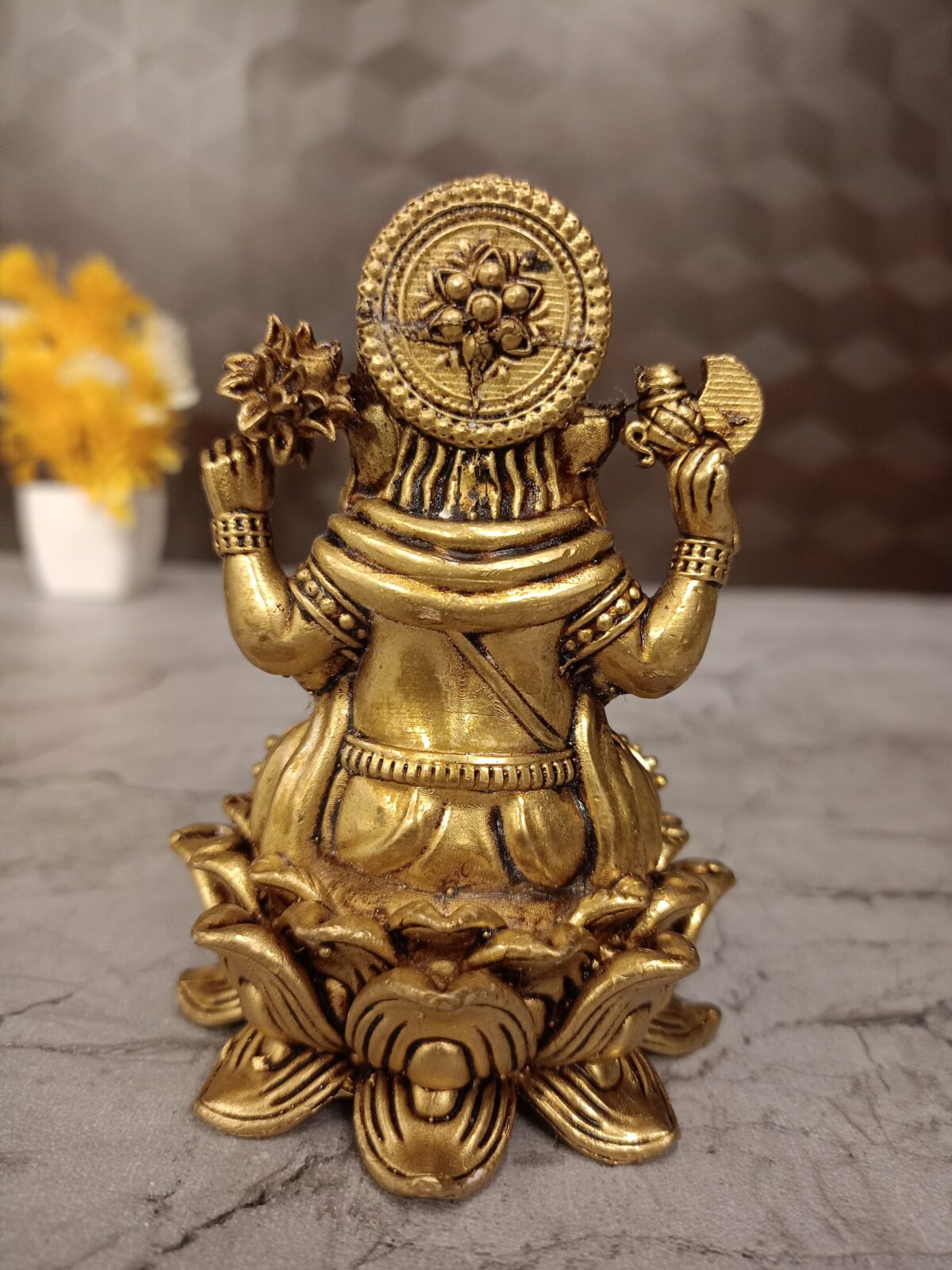 brass lotus ganesha idol pooja gift vgocart coimbatore india3 scaled